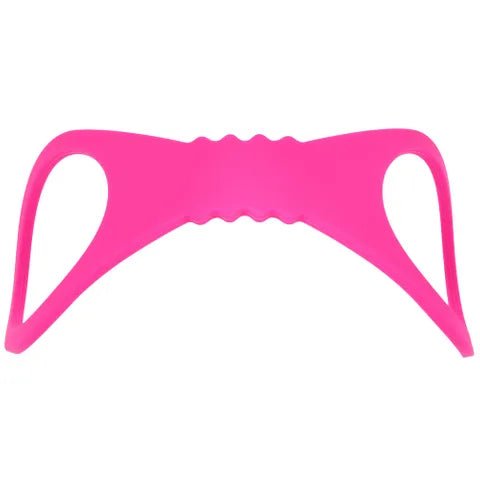 Sex and Mischief Large Hot Pink Silicone Cuffs Restraints - BONDAGE - TOYS