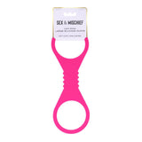 Sex and Mischief Large Hot Pink Silicone Cuffs Restraints - BONDAGE - TOYS