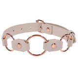 Sex And Mischief Peaches And Cream Ring Day Collar Bondage - BONDAGE - TOYS