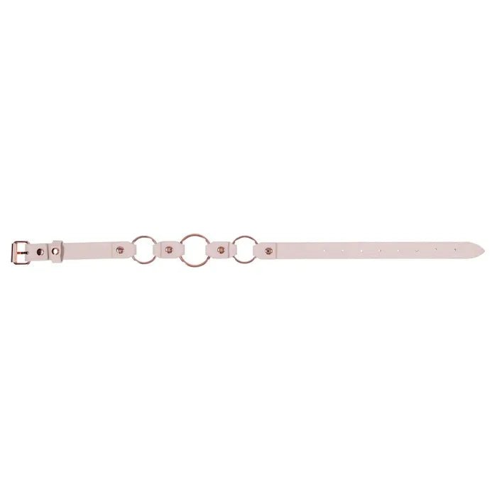 Sex And Mischief Peaches And Cream Ring Day Collar Bondage - BONDAGE - TOYS