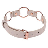 Sex And Mischief Peaches And Cream Ring Day Collar Bondage - BONDAGE - TOYS