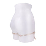 Sex And Mischief Pearl Garters Set Of 2 In Peach And Rose Gold - BONDAGE - TOYS
