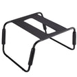 Sex Chair Adjustable Height Black TPU Seat - Adult Toys