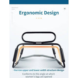 Sex Chair Adjustable Height Black w Handle and Arch Bridge - Adult Toys