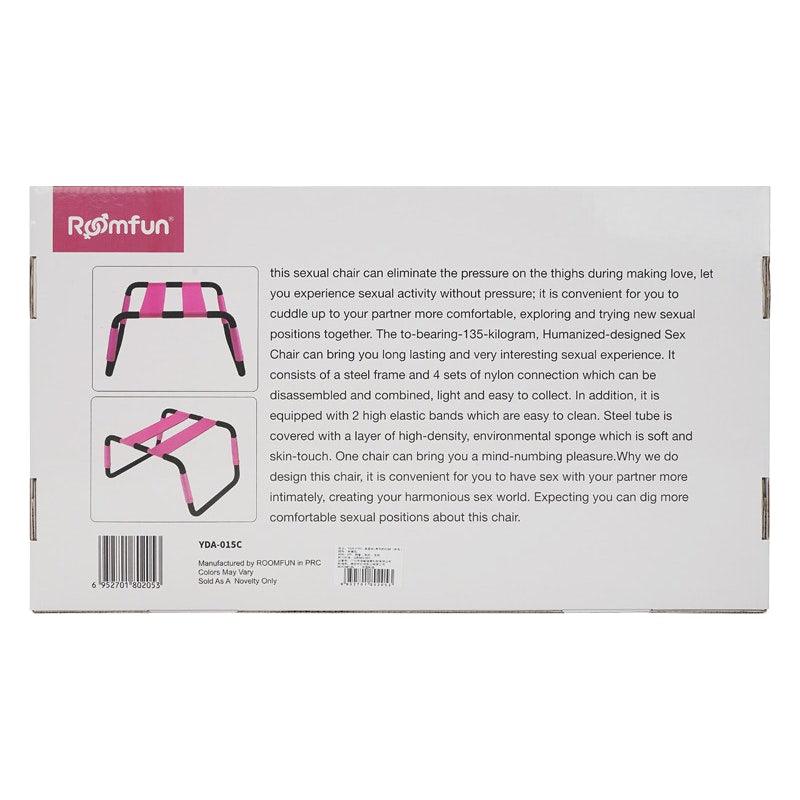 Sex Chair Adjustable Height Pink - Adult Toys