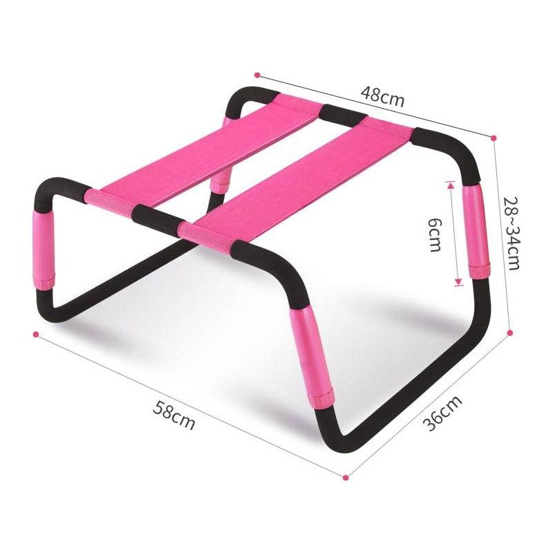 Sex Chair Adjustable Height Pink - Adult Toys