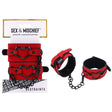 Sex & Mischief Amor Handcuffs - Red Restraints - BONDAGE - TOYS