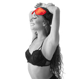 Sex & Mischief Amor Red Padded Satin Blindfold by Sportsheets - BONDAGE - TOYS