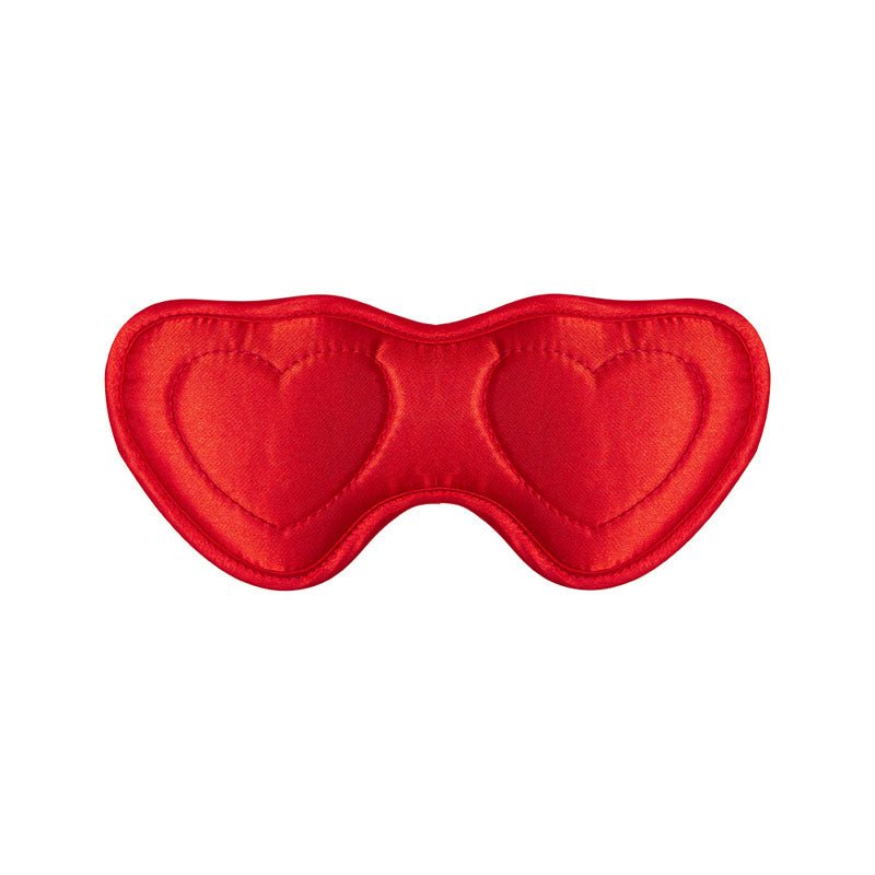 Sex & Mischief Amor Red Padded Satin Blindfold by Sportsheets - BONDAGE - TOYS