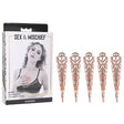 Sex & Mischief Brat Sensory Fingertips - Rose Gold - Set of 5 - BONDAGE - TOYS