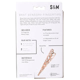 Sex & Mischief Brat Sensory Fingertips - Rose Gold - Set of 5 - BONDAGE - TOYS