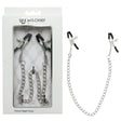 Sex & Mischief Chained Nipple Clamps | Adjustable Nickel - Free Toy - BONDAGE - TOYS