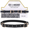 Sex & Mischief Double Buckle Day Collar - Black Collar - BONDAGE - TOYS