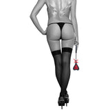 Sex & Mischief Heart Beat Crop - Black/Red 37.5 cm Crop Whip - BONDAGE - TOYS