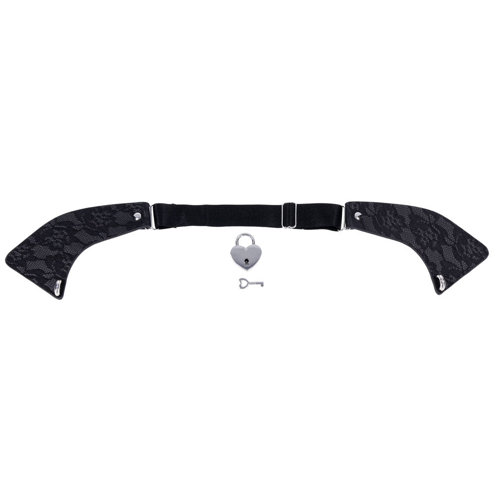 Sex & Mischief Heartbound Lace Day Collar - BONDAGE - TOYS