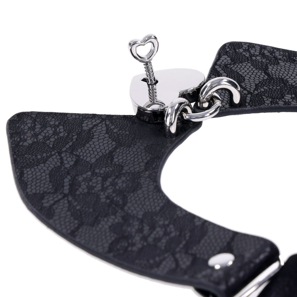 Sex & Mischief Heartbound Lace Day Collar - BONDAGE - TOYS