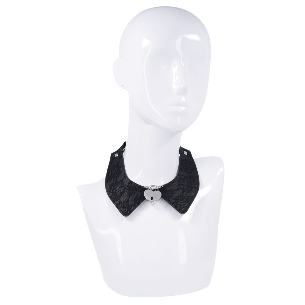 Sex & Mischief Heartbound Lace Day Collar - BONDAGE - TOYS