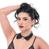 Sex & Mischief Heartbound Lace Day Collar - BONDAGE - TOYS