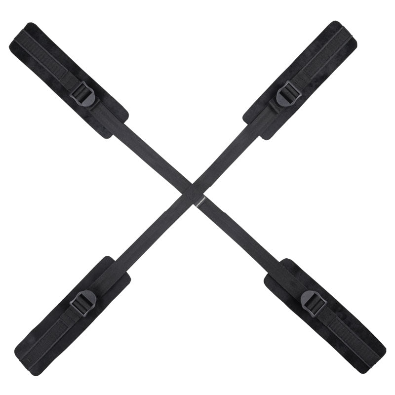 Sex & Mischief Hog Tie - Black Restraint - BONDAGE - TOYS