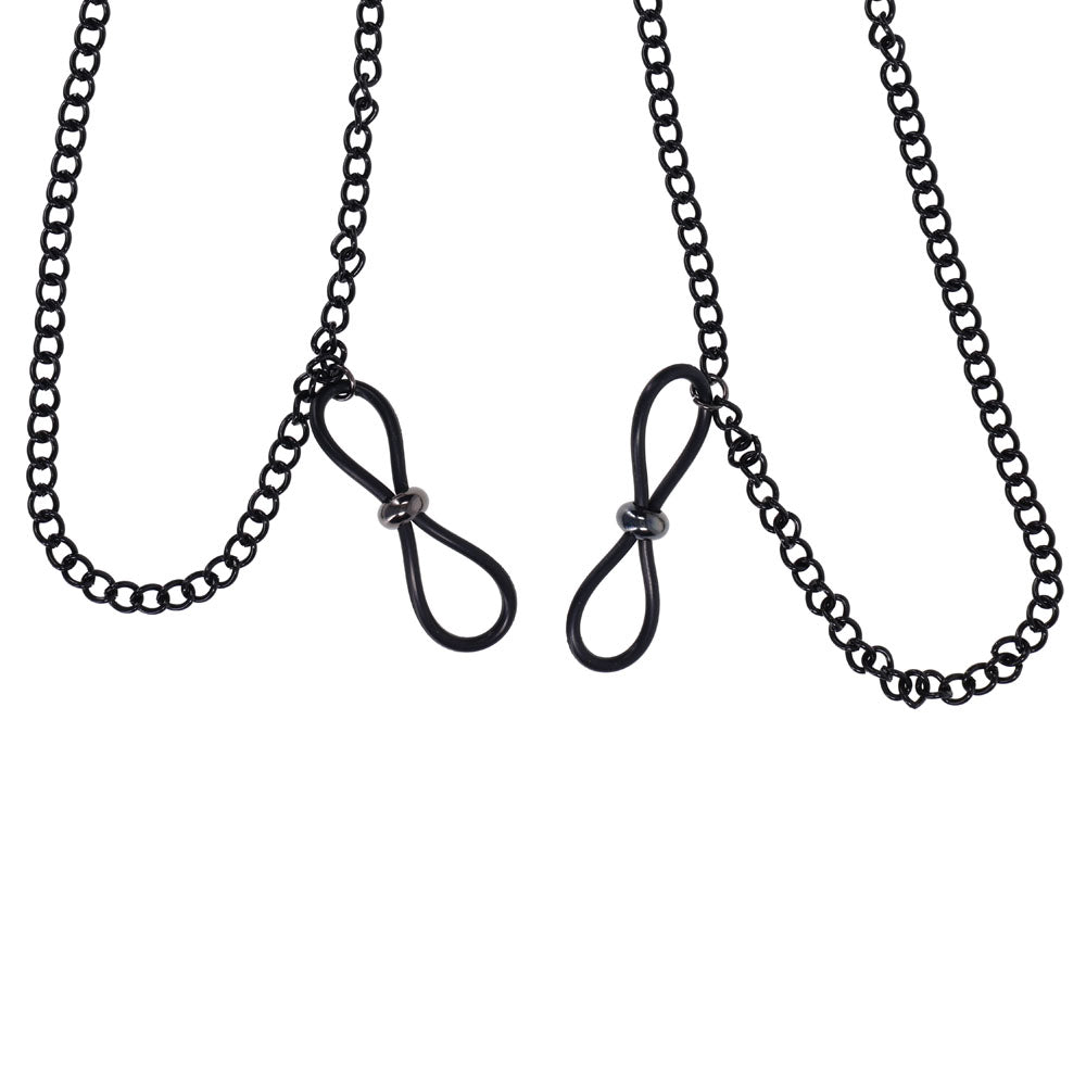 Sex & Mischief Lace Collar with Nipple Ties - BONDAGE - TOYS