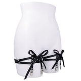 Sex & Mischief Laced Up Garters - Black Garters - BONDAGE - TOYS