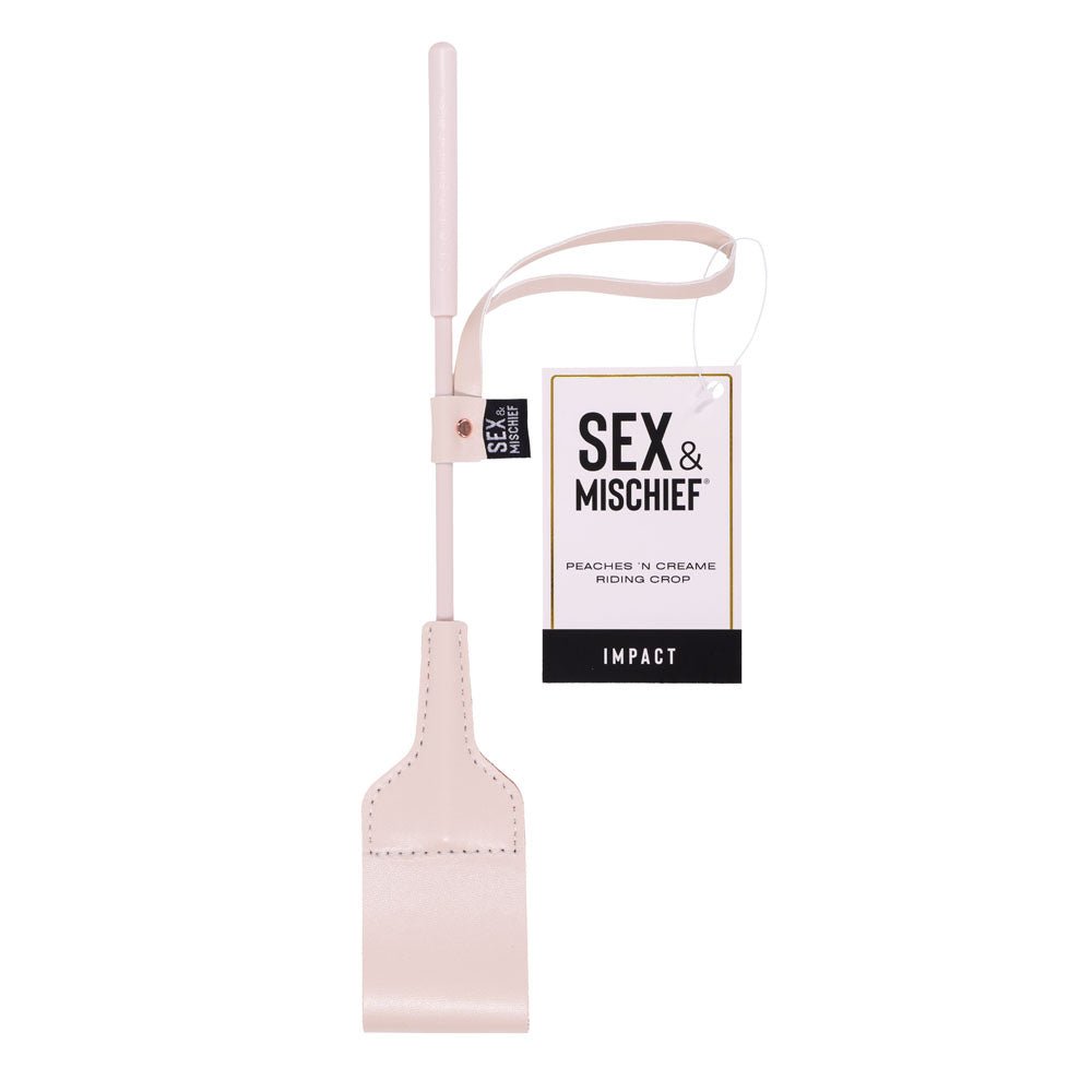 Sex & Mischief Peaches n CreaMe Riding Crop - BONDAGE - TOYS