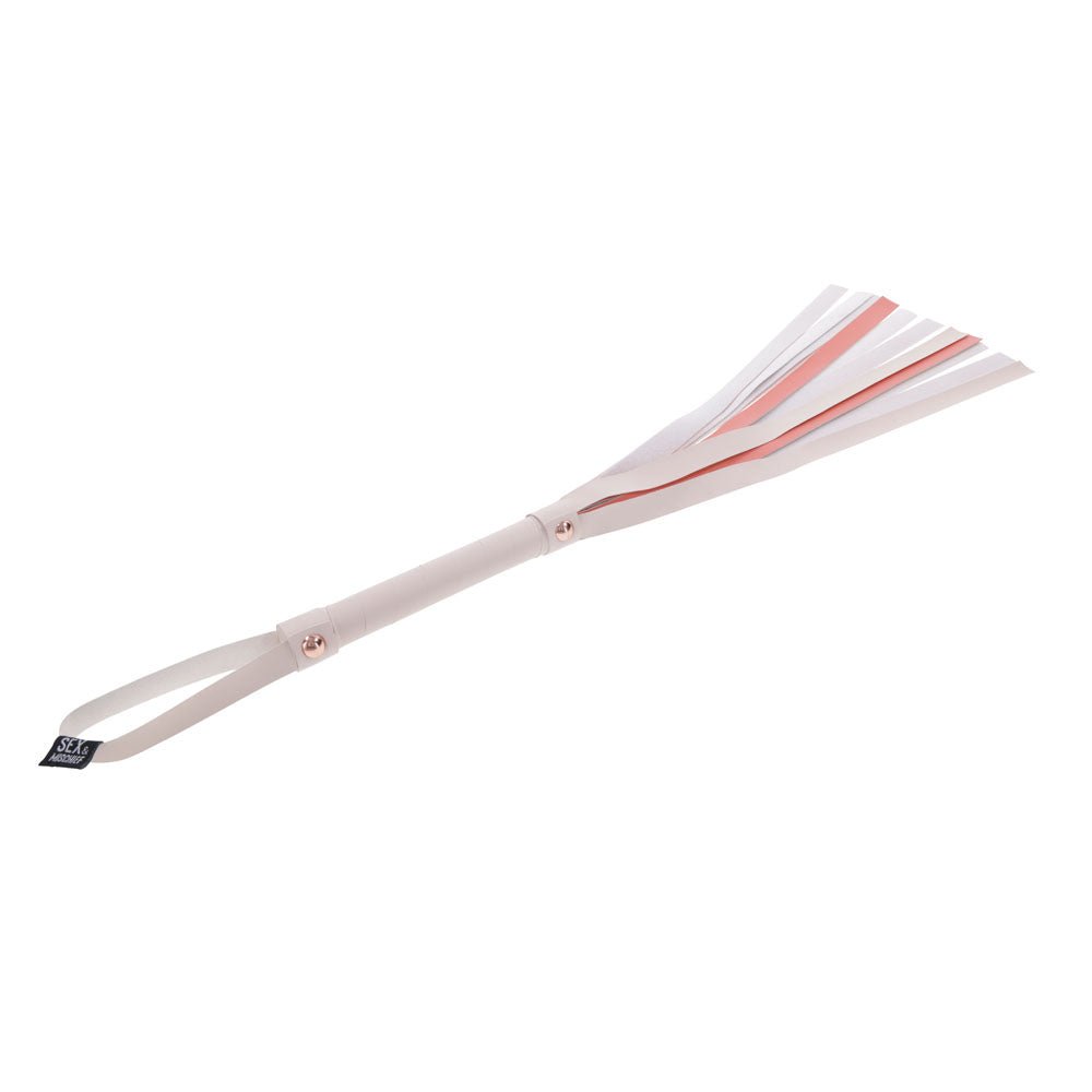 Sex & Mischief Peaches n CreaMe Stripe Flogger - BONDAGE - TOYS