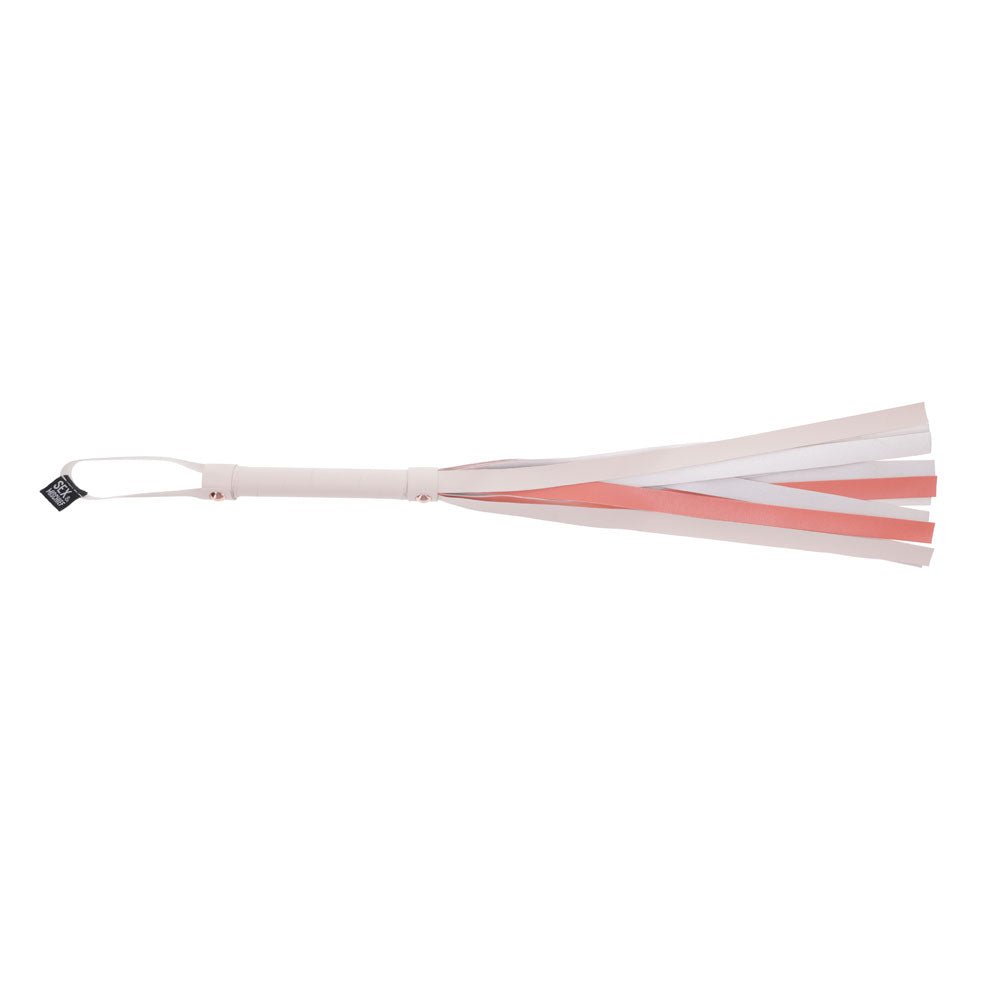 Sex & Mischief Peaches n CreaMe Stripe Flogger - BONDAGE - TOYS