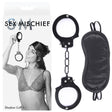 Sex & Mischief Shadow Cuff Kit - Black - 2 Piece Set - BONDAGE - TOYS
