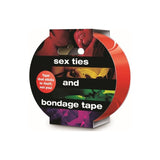 Sex, Ties and Bondage Tape Red - Naughty by Nature Adult Store