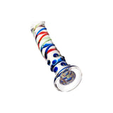 Sexus Glass Dildo Blue Tip 18cm - Adult Toys