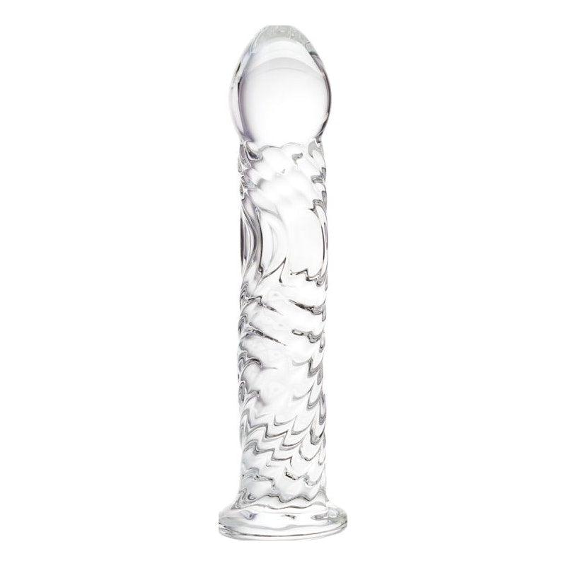 Sexus Glass Dildo Clear 16cm - Naughty by Nature Adult Store