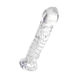 Sexus Glass Dildo Clear 16cm - Naughty by Nature Adult Store