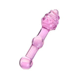 Sexus Glass Dildo Pink 17cm - Adult Toys