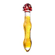 Sexus Glass Dildo Yellow and Red 20.5 cm - Naughty by Nature Adult Store