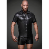 Sexy And Elegant Shirt With Front Pockets - Lingerie