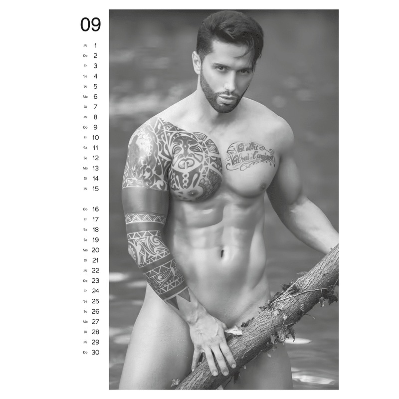 Sexy Men Wall Calendar 2027 - Adult Toys