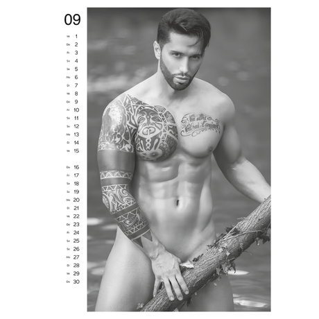 Sexy Men Wall Calendar 2027 - Adult Toys