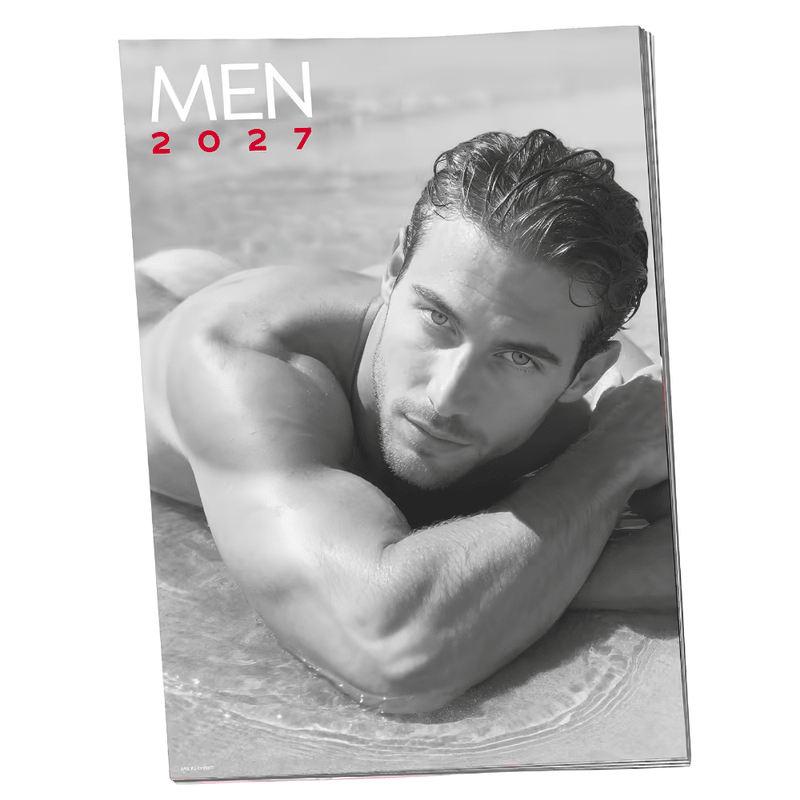 Sexy Men Wall Calendar 2027 - Adult Toys