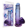 Shades 7'' Jelly TPR Dong - Violet 17.8 cm Dong - DONGS
