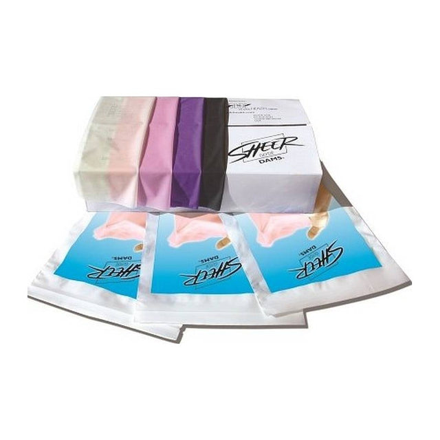Sheer Dams 100 Pc Mixed Box Colours Flavours - Adult Toys