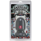 Shell Shock Small Anal Plug Gun Metal - Adult Toys