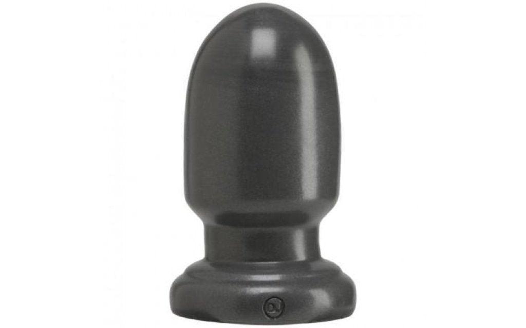 Shell Shock Small Anal Plug Gun Metal - Naughty by Nature Adult Store