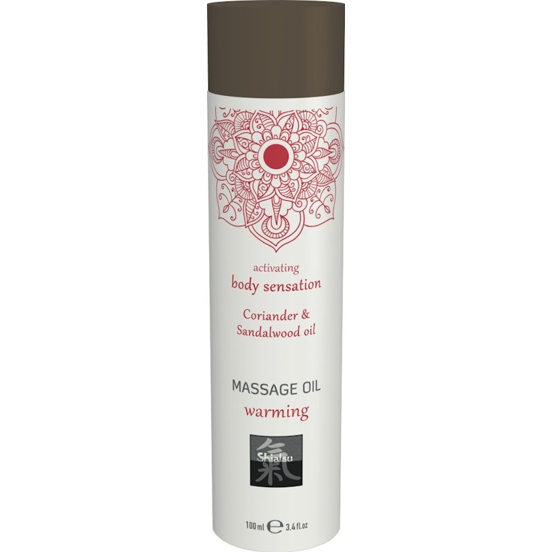 Shiatsu Massage Oil Warming Coriander And Sandalwood Oil 100ml - Lotions & Potions