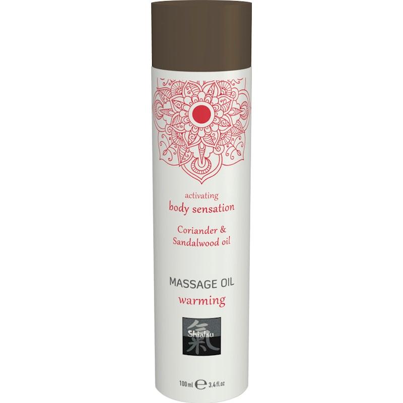 Shiatsu Massage Oil Warming Coriander And Sandalwood Oil 100ml - Lotions & Potions