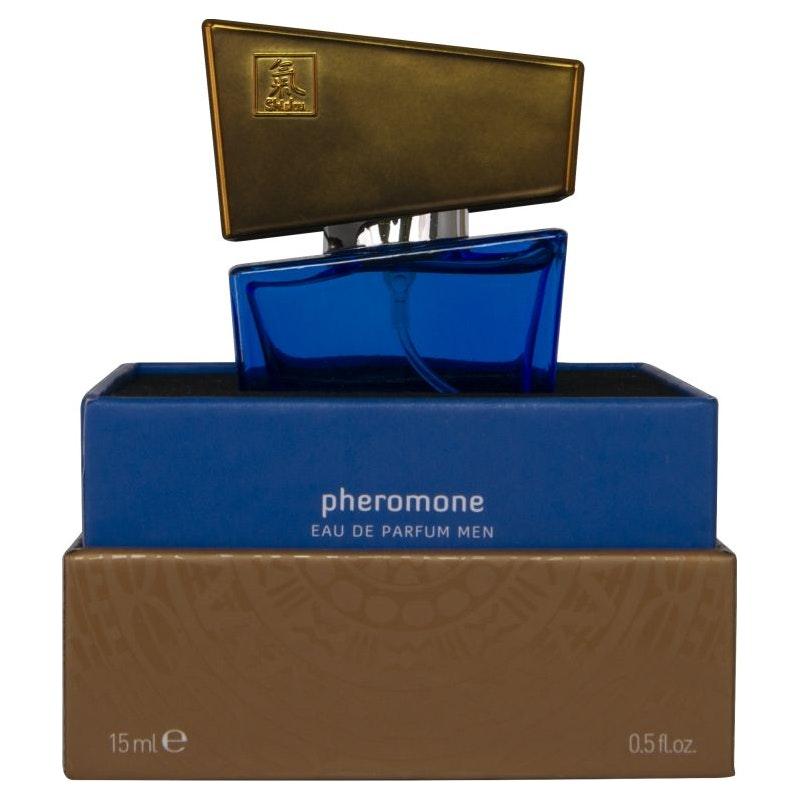 Shiatsu Pheromone Fragrance Man Dark Blue 15ml - Lotions & Potions
