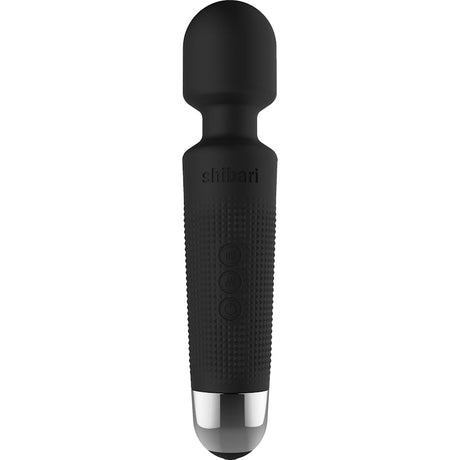 Shibari Mini Wand Halo 20X Black - Adult Toys