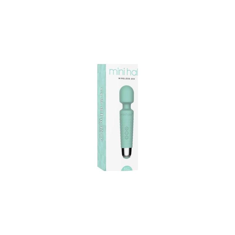 Shibari Mini Wand Halo 20X Minty Green - Adult Toys