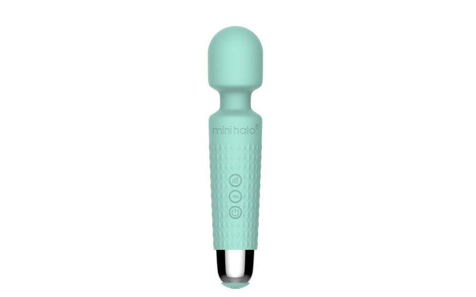 Shibari Mini Wand Halo 20X Minty Green - Adult Toys