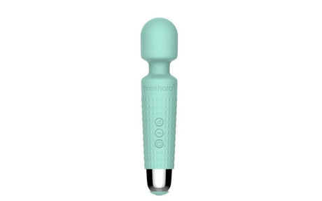 Shibari Mini Wand Halo 20X Minty Green - Adult Toys
